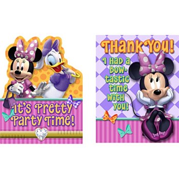 Minnie It's Pretty Party Time Invitations
