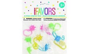 8 Sticky Strech Toys