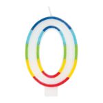 0 Rainbow Candle
