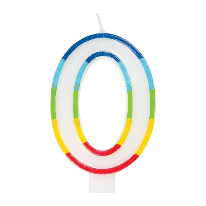 0 Rainbow Candle