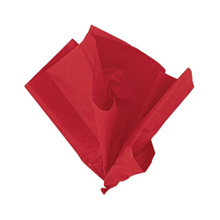 10 Red Tissue Sheets