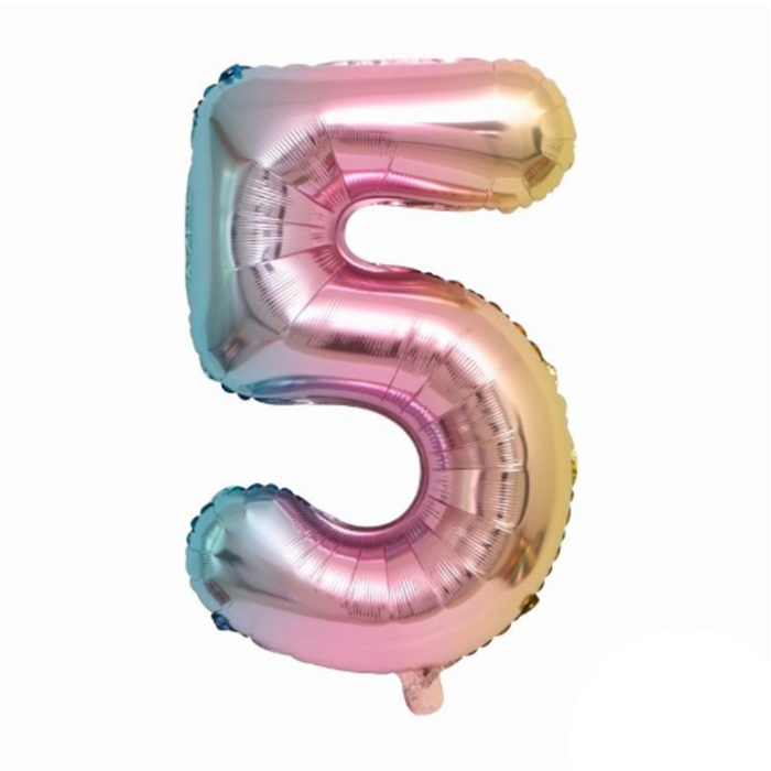 34" Rainbow Number 5