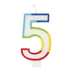 5 Rainbow Candle