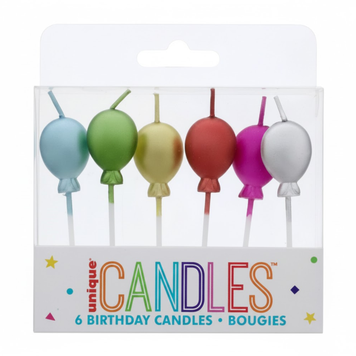 Balloon Birthday Candles