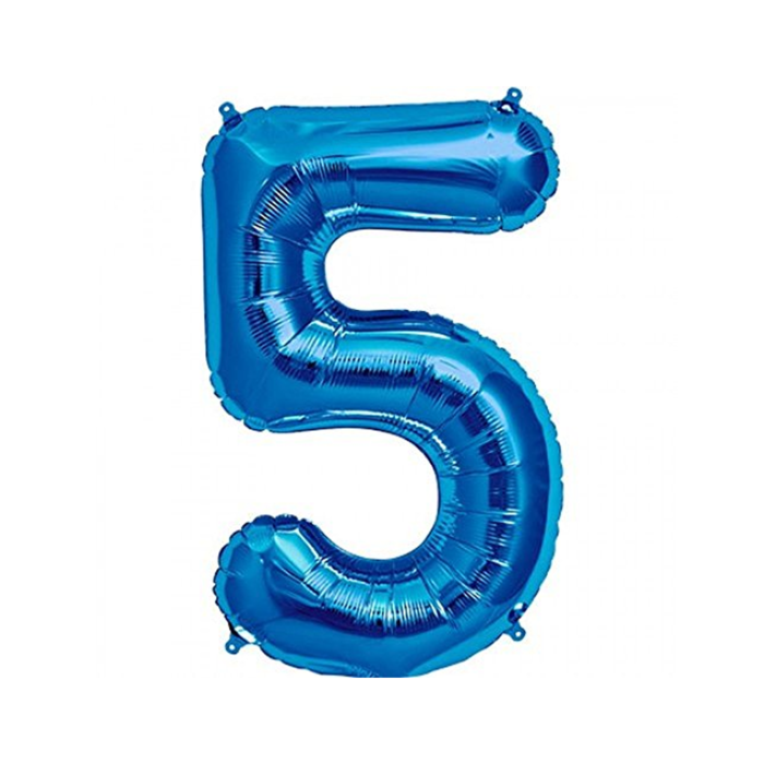 Number 5 Blue