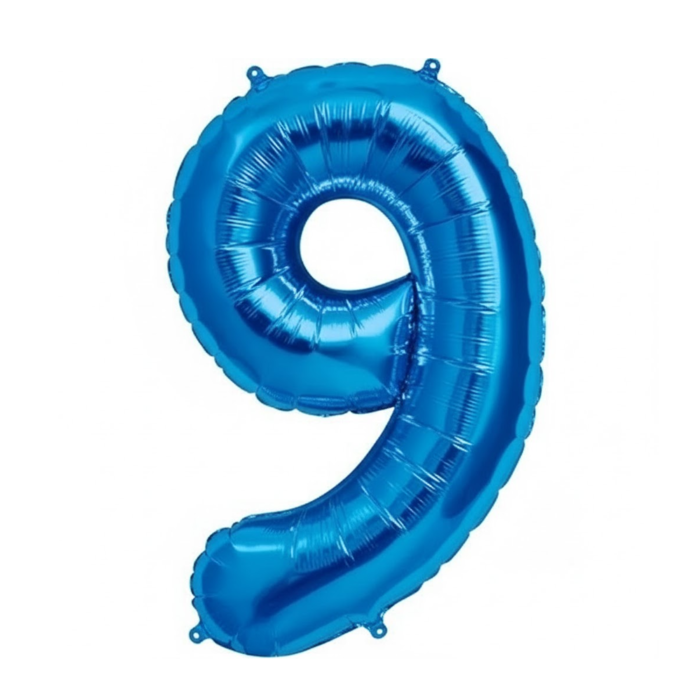 Number 9 Blue