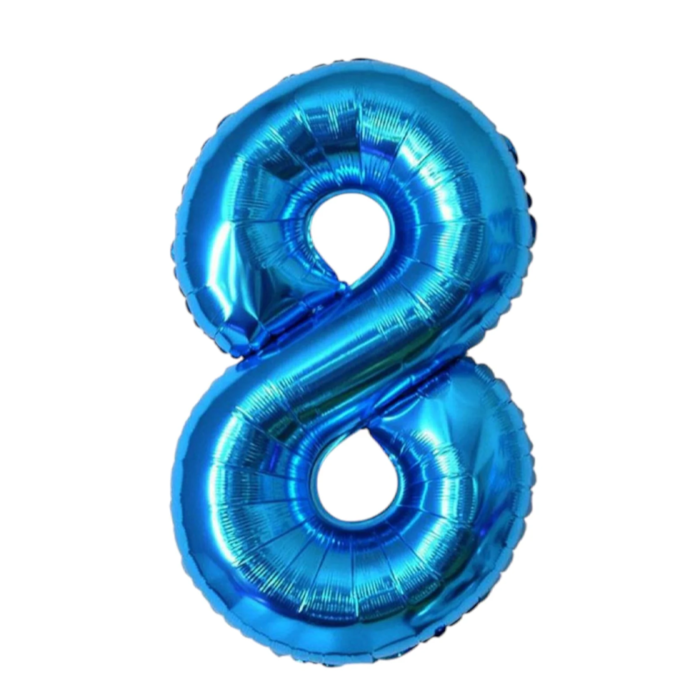 Number 8 Blue