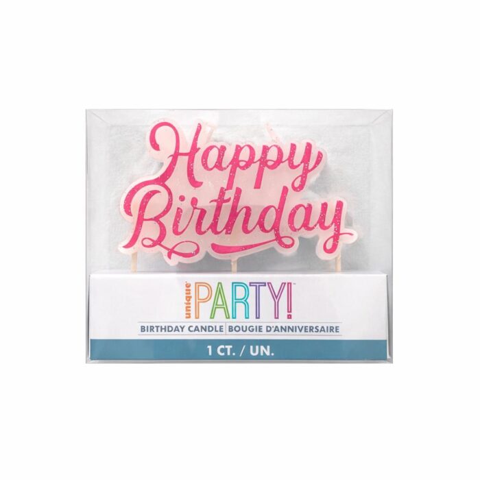 Birthday Candle “Happy Birthday”