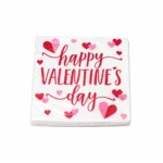 Happy Valentine's Day Napkin "Pink"