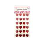 Valentine's Day Gemstone Stickers "Heart"
