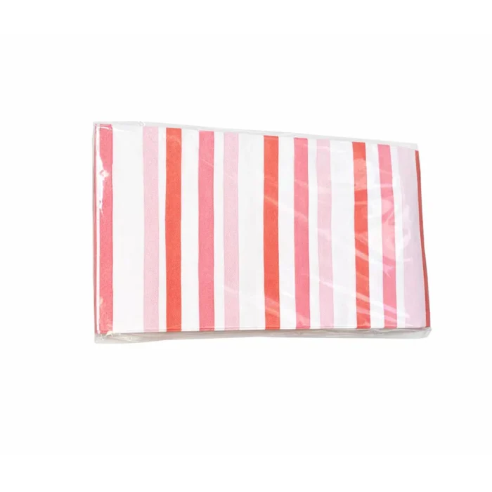 Valentine's Day Striped Napkins