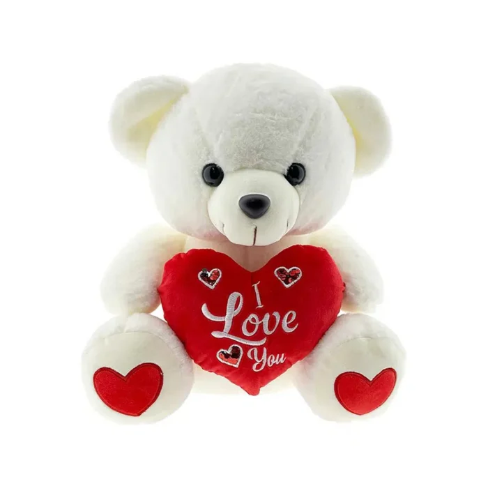 Valentine's Day White Bear "I Love You"