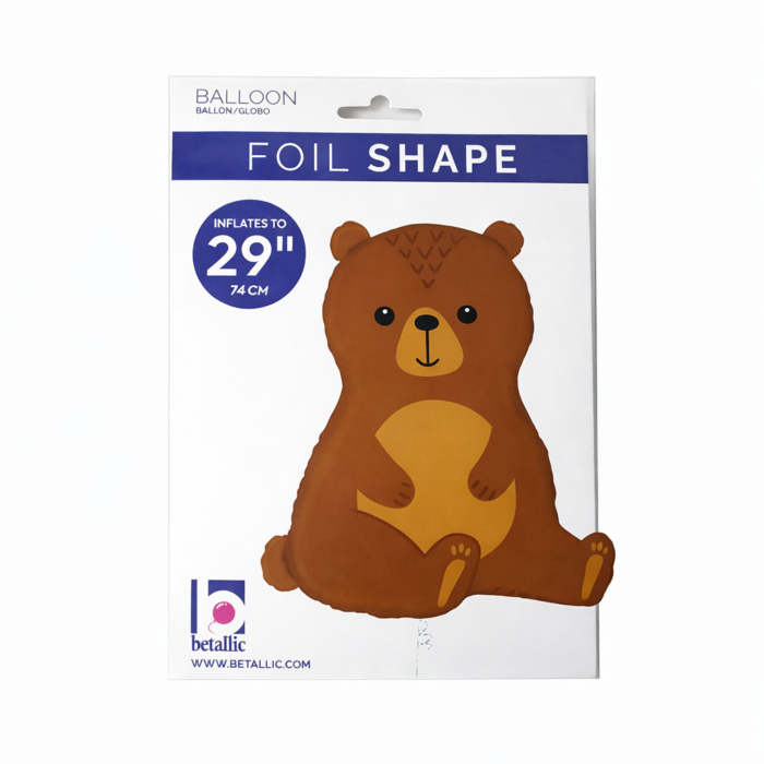 Brown Bear Foil Balloon