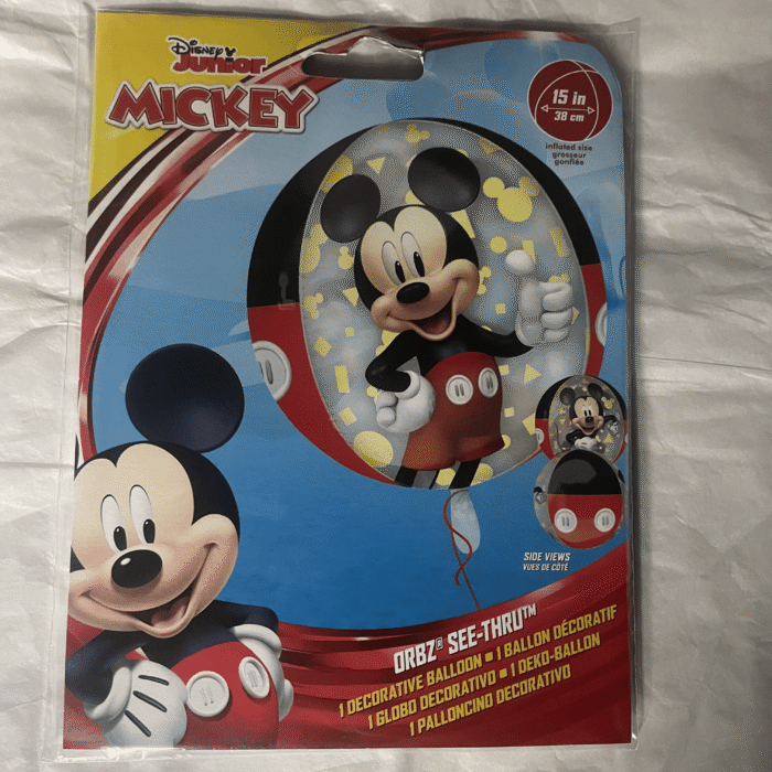Mickey Mouse Orbz Mylar Balloon
