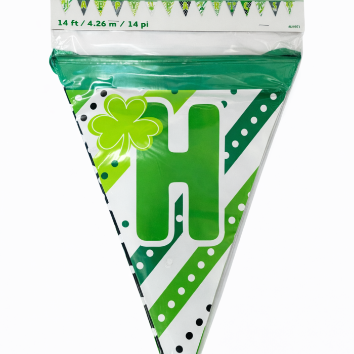 Happy St. Patrick's Day Flag Banner