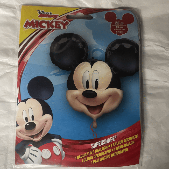 Mickey Mouse Face Mylar Balloon