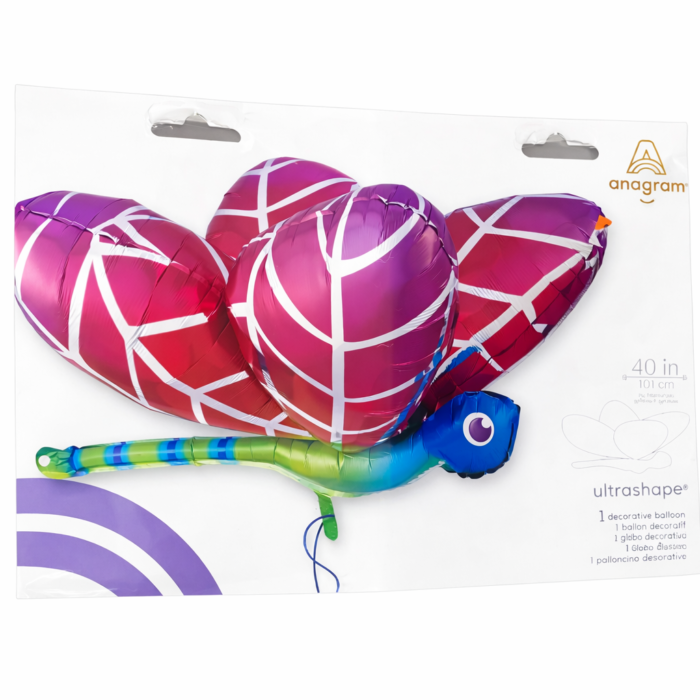 Pink & Blue Fire Fly Balloon