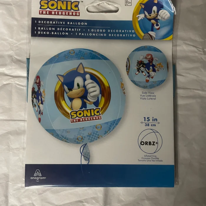 Sonic Orbz Mylar Balloon