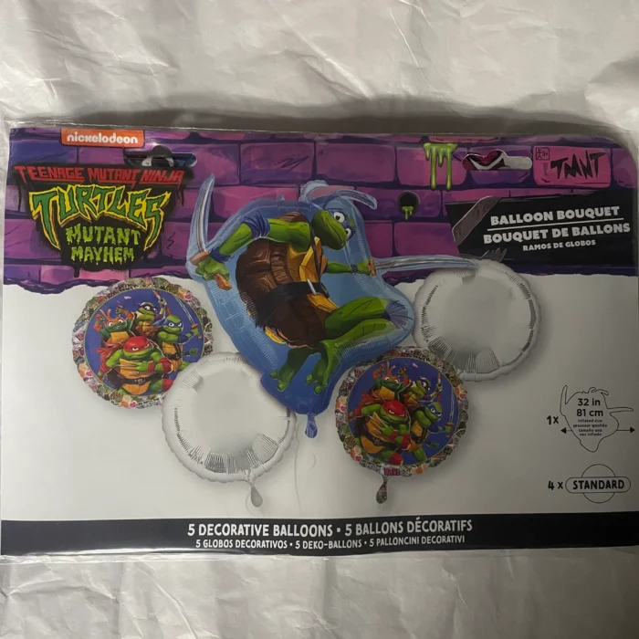 Teenage Mutant Ninja Turtles Bouquet Mylar Balloon