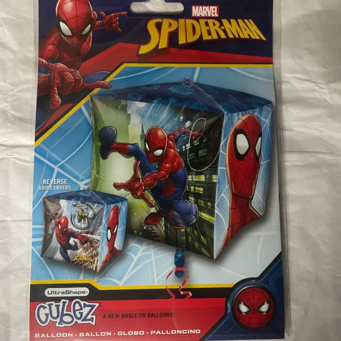Spider-Man Cube Mylar Balloon