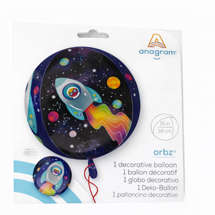 Space Rocket Foil Balloon