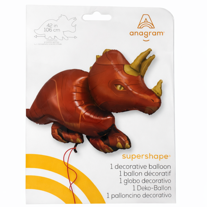 Triceratops Foil Balloon