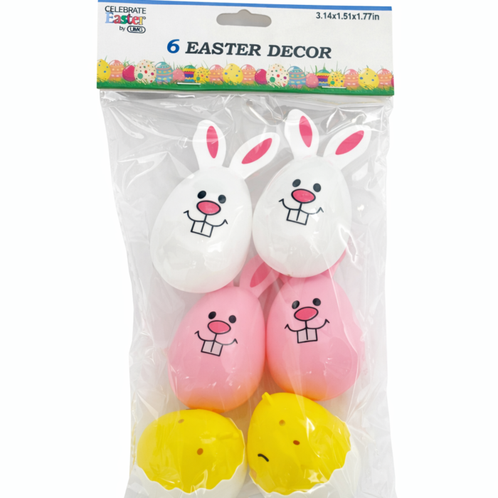 Small Easter Chrome Fillable Eggs