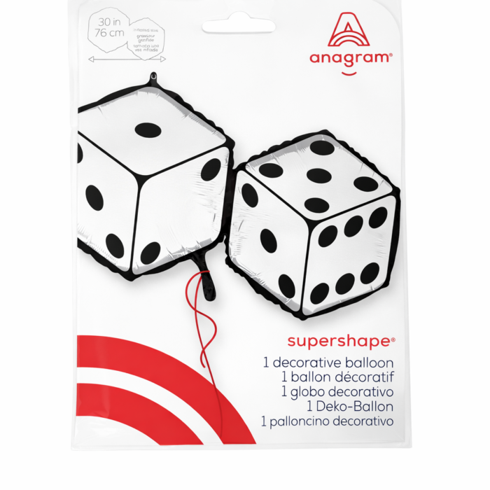 Dice Foil Balloon