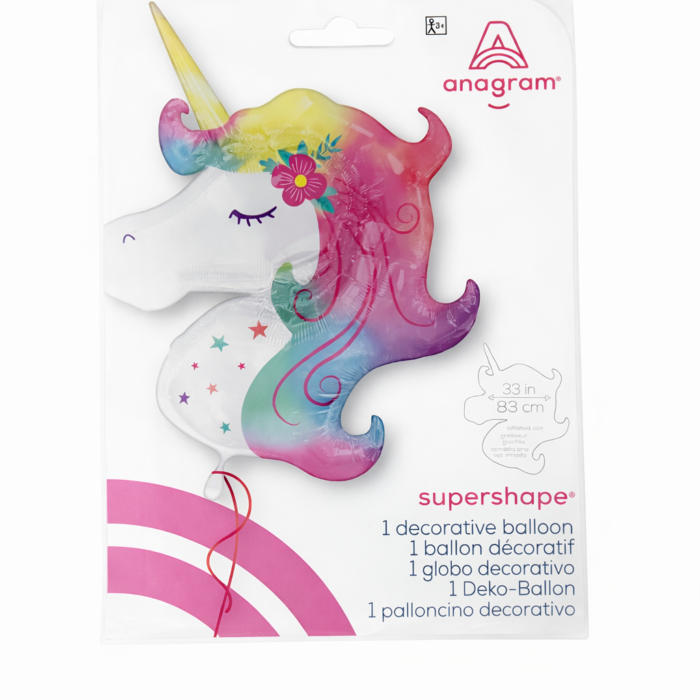 Unicorn Foil Balloon