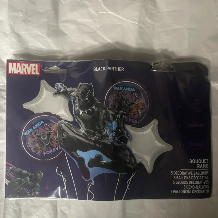 Black Panther Bouquet Mylar Balloon