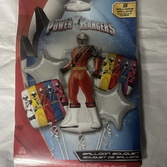 Power Rangers Bouquet Mylar Balloon