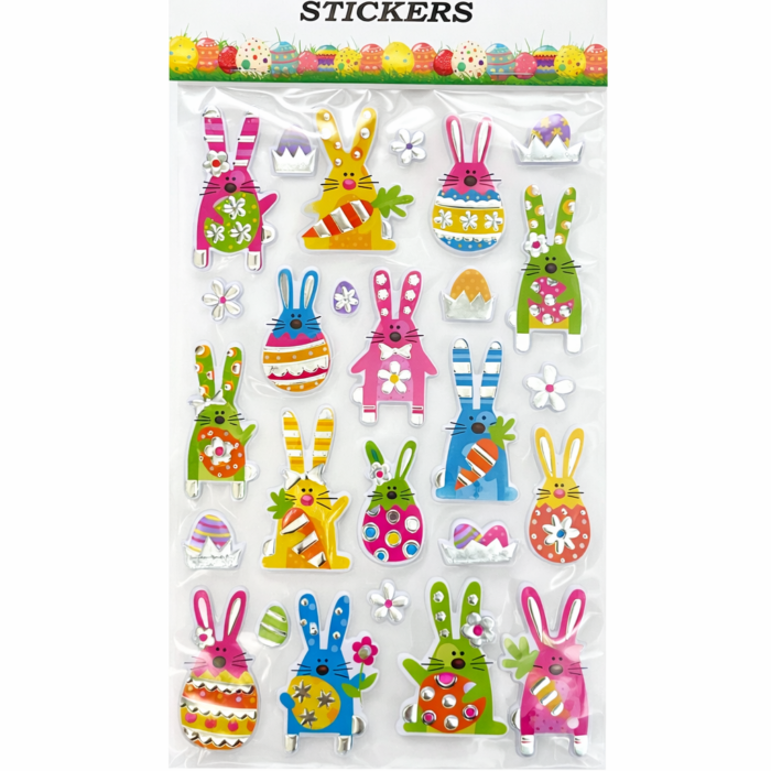 Easter Colorful Egg Stickers