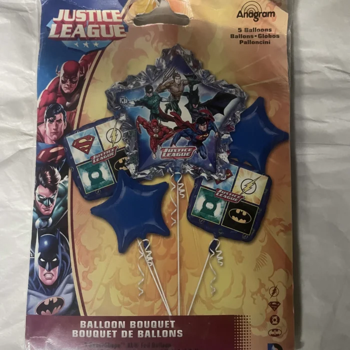 Justice League Bouquet Mylar Balloon