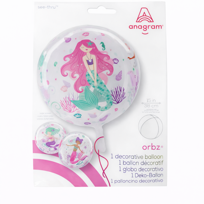 Mermaid Orbz Balloon
