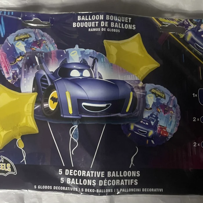BatWheels Bouquet Mylar Balloon