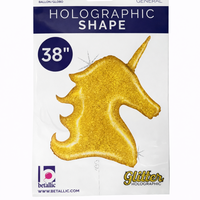 Golden Unicorn Foil Balloon