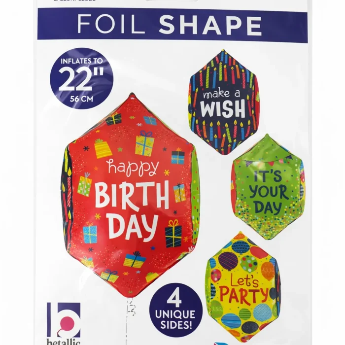 Lantern Happy Birthday Mylar Balloon