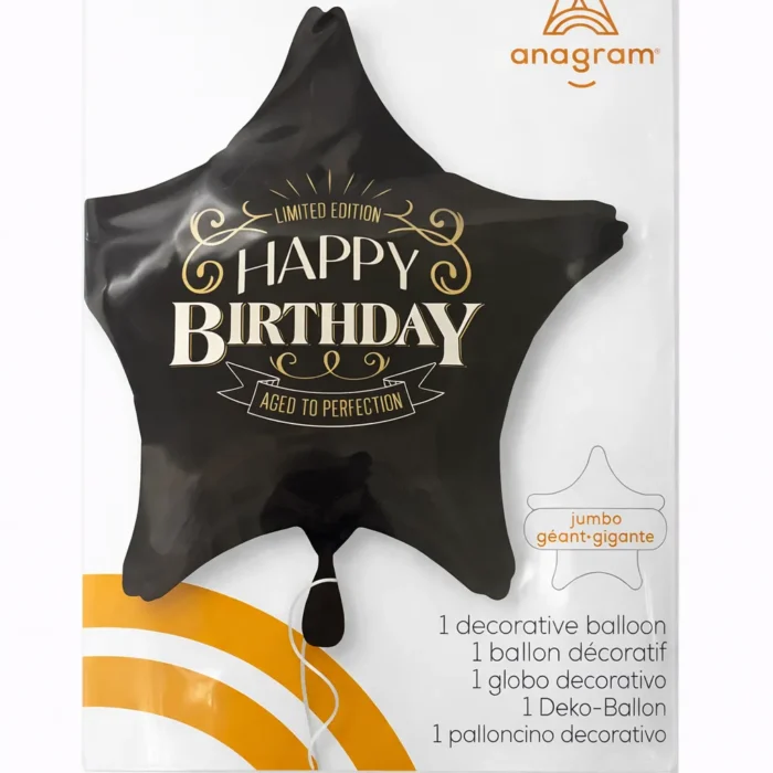 Aged to Perfection Happy Birthday Mylar Balloon