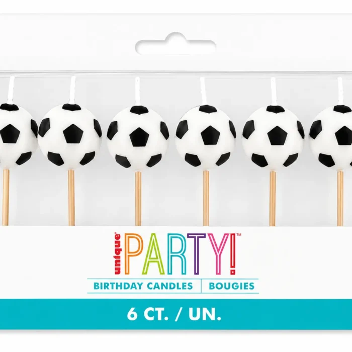 Soccer Ball Birthday Candles