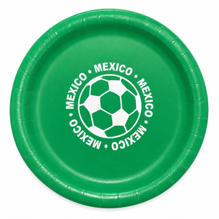 Mexico Soccer Party Plates
