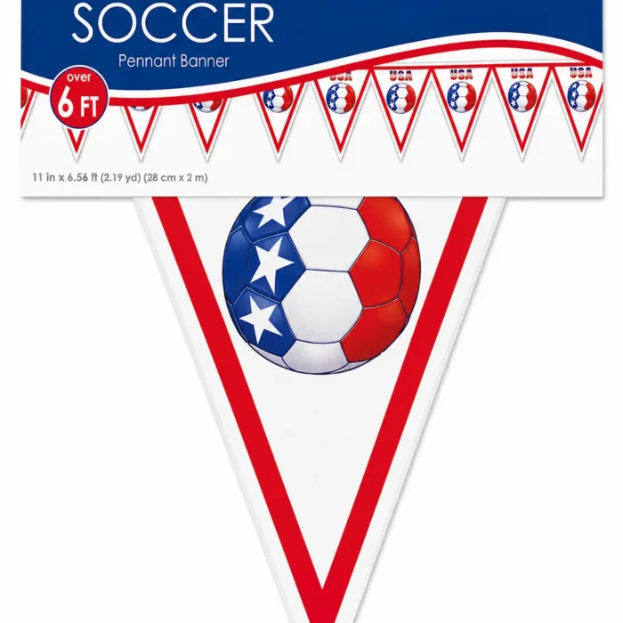 United States Soccer Pennant Banner