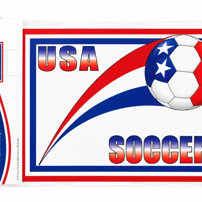 United States Soccer Plastic Yard Sign
