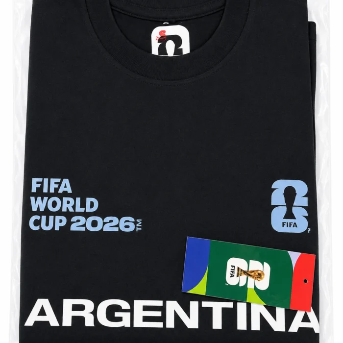 FIFA World Cup 2026 Argentina T-Shirt Black