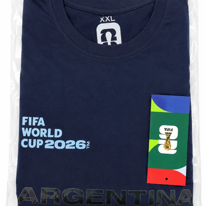 FIFA World Cup 2026 Argentina T-Shirt Navy Blue