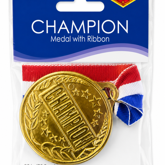 Champion Medal with Ribbon