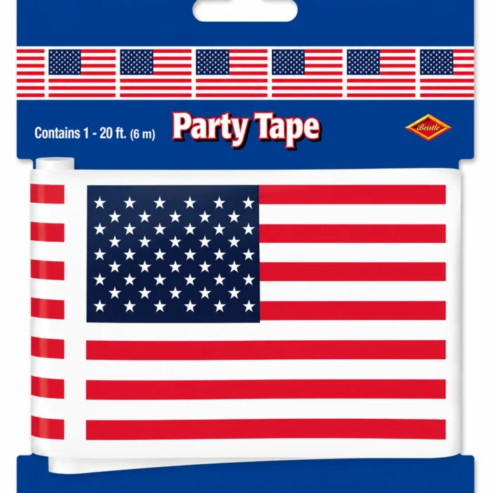 American Flag Party Tape