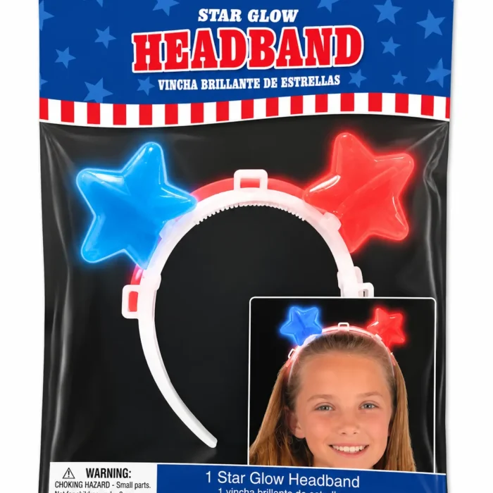Star Glow Patriotic Light-Up Headband