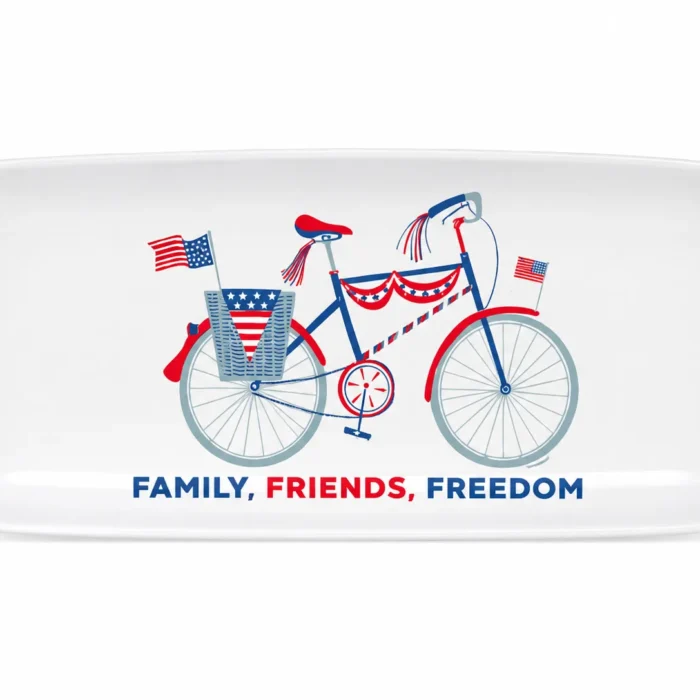 Patriotic Bicycle Serving Tray