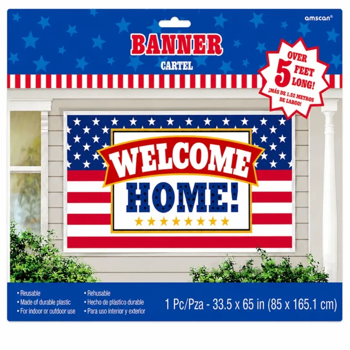Patriotic Welcome Home Banner