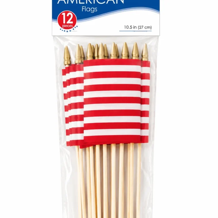 Mini American Flags Decoration Set
